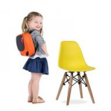 Детский стул Тауэр Вaby пластиковый желтый