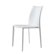 GRAND (Гранд) стілець обідній, модифікована шкіра (білий) 
