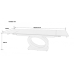 Стіл OVIDIO CERAMIC 160(240)*90 білий дуб/чорний каркас (фото 5)