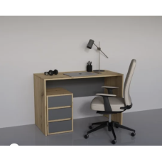 Комп’ютерний стіл VICTOR D/А 120×60 (дуб артизан / антрацит)