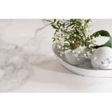 Журнальний столик PRINCE A CERAMIC (білий CALACATTA / хром, 120×60 см)  (фото 3)