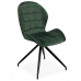 Стілець HALS II VELVET (зелений BLUVEL 78 / чорний каркас) (фото 2)