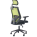 Крісло Lead Black HR сидіння Нест-01 чорна/спинка Сітка SL-06 салатова (фото 5)