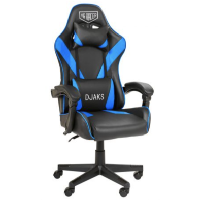 Крісло VR Racer Dexter Djaks чорний/синій