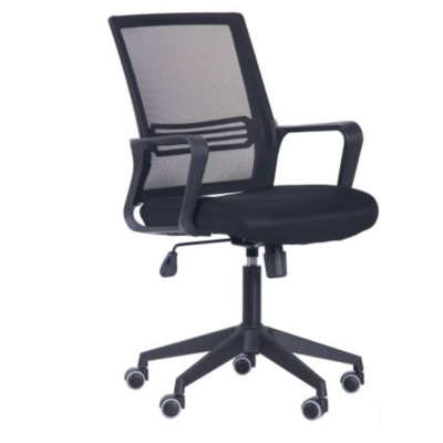 Крісло Джун сидіння Сітка чорна