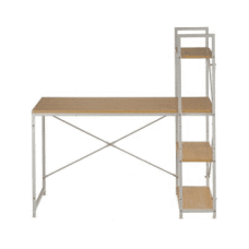 Стіл зі стелажом CROSS BEIGE (1400*600*1210) (фото 2)