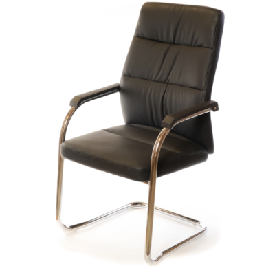 Крісло конференційне АКЛАС Натан CH CF (PU Чорний)