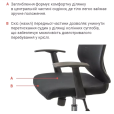 Крісло АКЛАС Сіті CH ANF