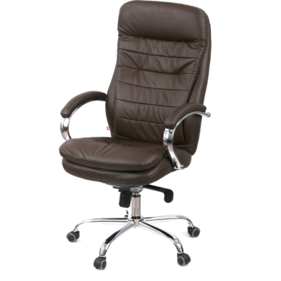 Крісло АКЛАС Бадалона CH MB (Шкіра LC-A Black)