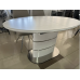 Стіл SANREMO CERAMIC 140(180)*80 білий ефект мармуру/білий глянець