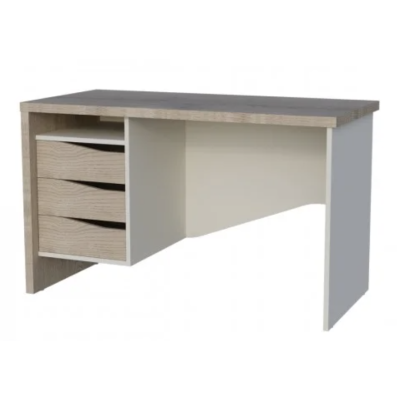Письмовий стіл CONNECT 4 L SK (130×62×78,6 см, дуб кремона котта / стоун беж)