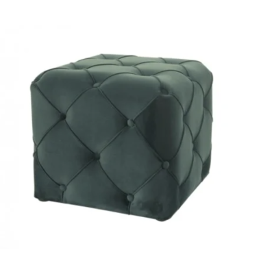 Пуф AVIVA K VELVET (зелений BLUVEL 78 / венге)