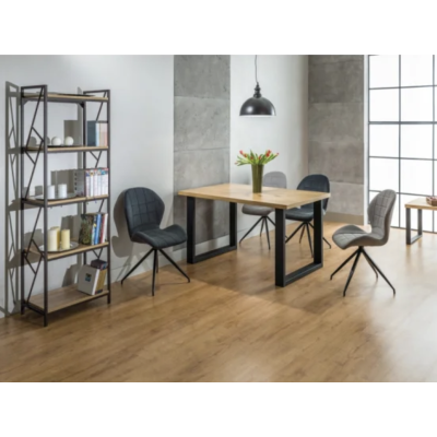 Стілець HALS II VELVET (зелений BLUVEL 78 / чорний каркас)