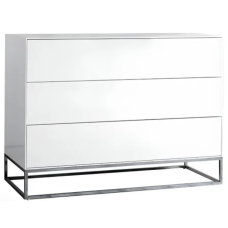 Комод Шайн (білий глянець, 110×45×82 см)