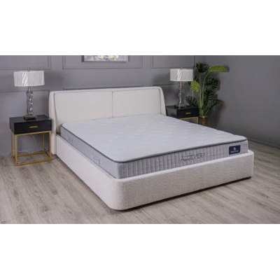 Ліжко Афіна 1,6 (молочний колір, з підйомним механізмом, 160×200 см