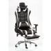 Крісло  ExtremeRace black/white with footrest  (фото 6)