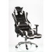 Крісло  ExtremeRace black/white with footrest  (фото 8)