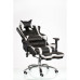 Крісло  ExtremeRace black/white with footrest  (фото 9)