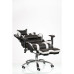Крісло  ExtremeRace black/white with footrest  (фото 10)
