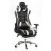 Крісло  ExtremeRace black/white with footrest  (фото 13)