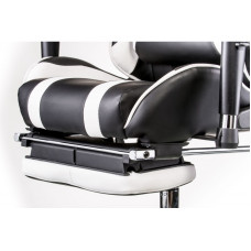 Крісло  ExtremeRace black/white with footrest  (фото 15)